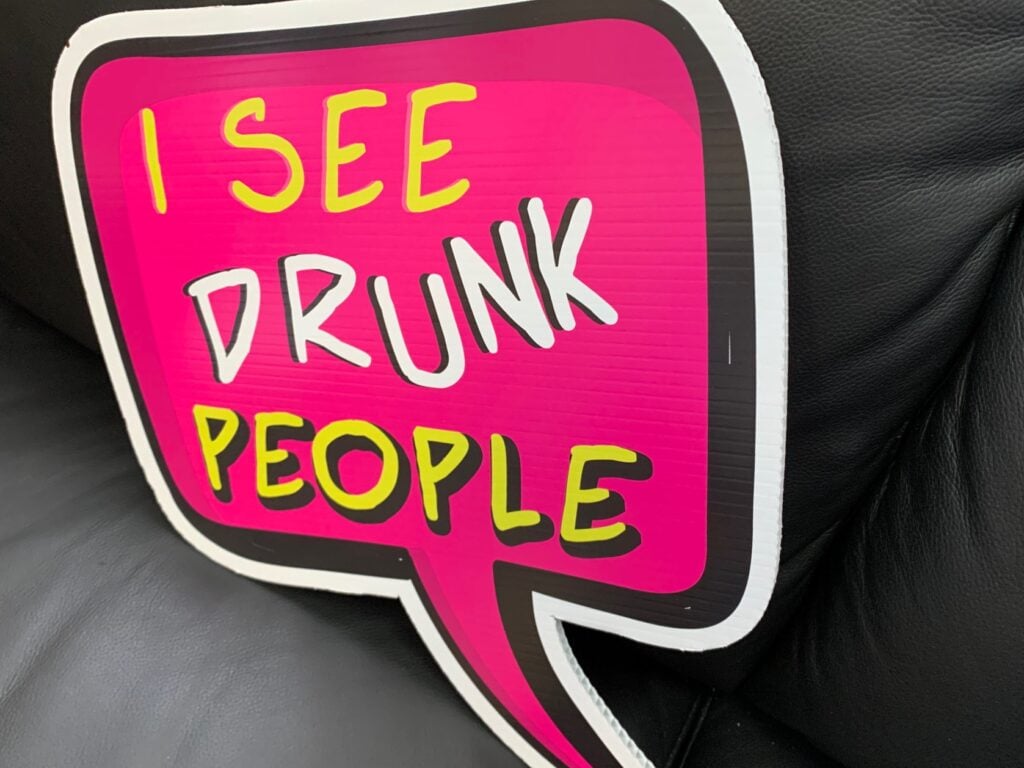 Custom Cut Corflute Cut Out Quote Sign