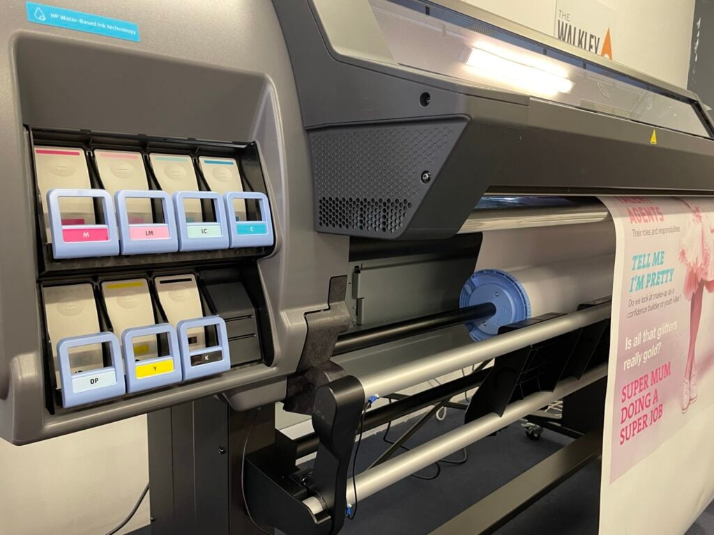 Hp Latex Inks Close Up Wide Format Printer