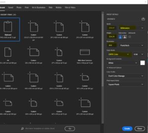 Photoshop Print Set Up Step 1 File Set Up