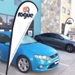 Custom Print Full Colour Rogue Create And Print Tear Drop Banner By Rogue Print And Mail