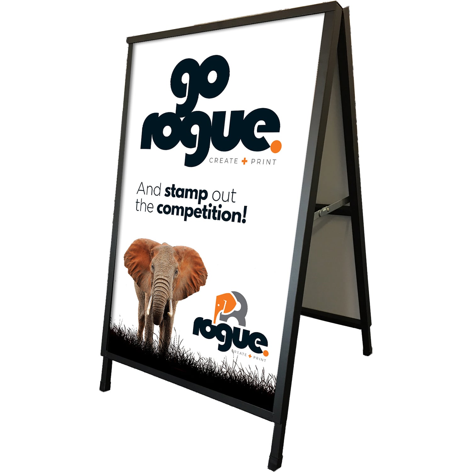 A Frame Printed By Rogue Print And Mail