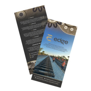 Edge Enterprise Full Colour Dl Size Flyers Printed By Rogue Print And Mail