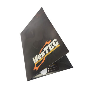 Westec Custom Printed Folder With Card Holder Printed By Rogue Print And Mail