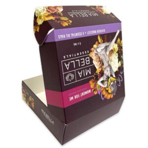 Mia Bella Full Colour Carton Packaging Printed By Rogue Print And Mail
