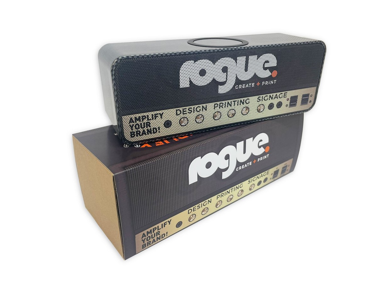 Printed Promo Bluetooth Speaker Custom Box Sleeve Rogue Print