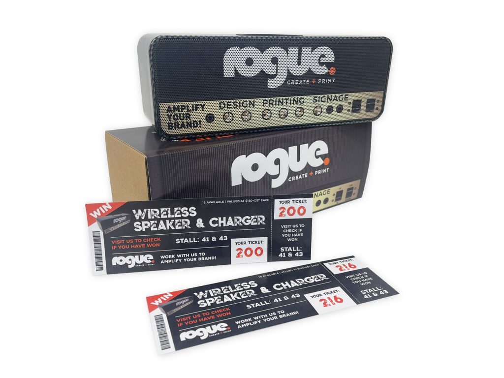 Printed Promo Wireless Speaker Box Sleeve And Concert Ticket Showcase Materials 