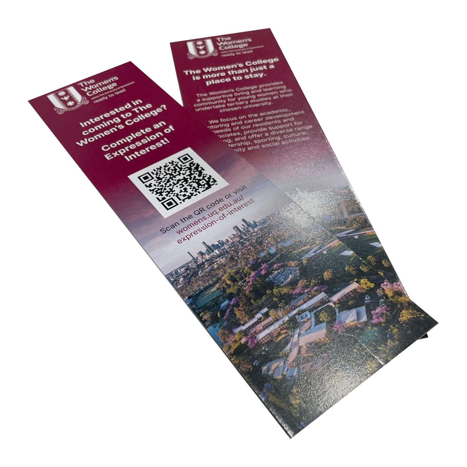 Ful Colour Custom Design Bookmark By Rogue Print And Mail