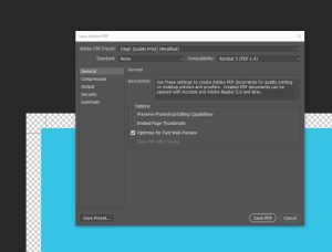 Step 6 Save As Photoshop Pdf