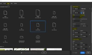 Step 1 For Indesign Set Up Your Document