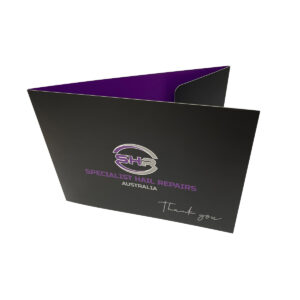 A5 Landscape Presentation Folder Cmyk 2 Sides Mattt Cello