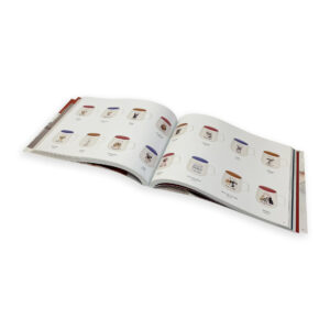 Splosh A4 Landscape Pur Bound Catalogue Open