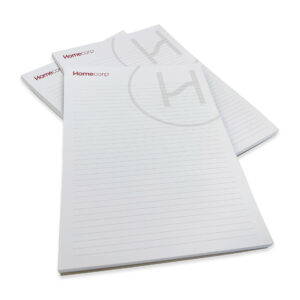 A4 Notepads Glued At Head With Straw Back
