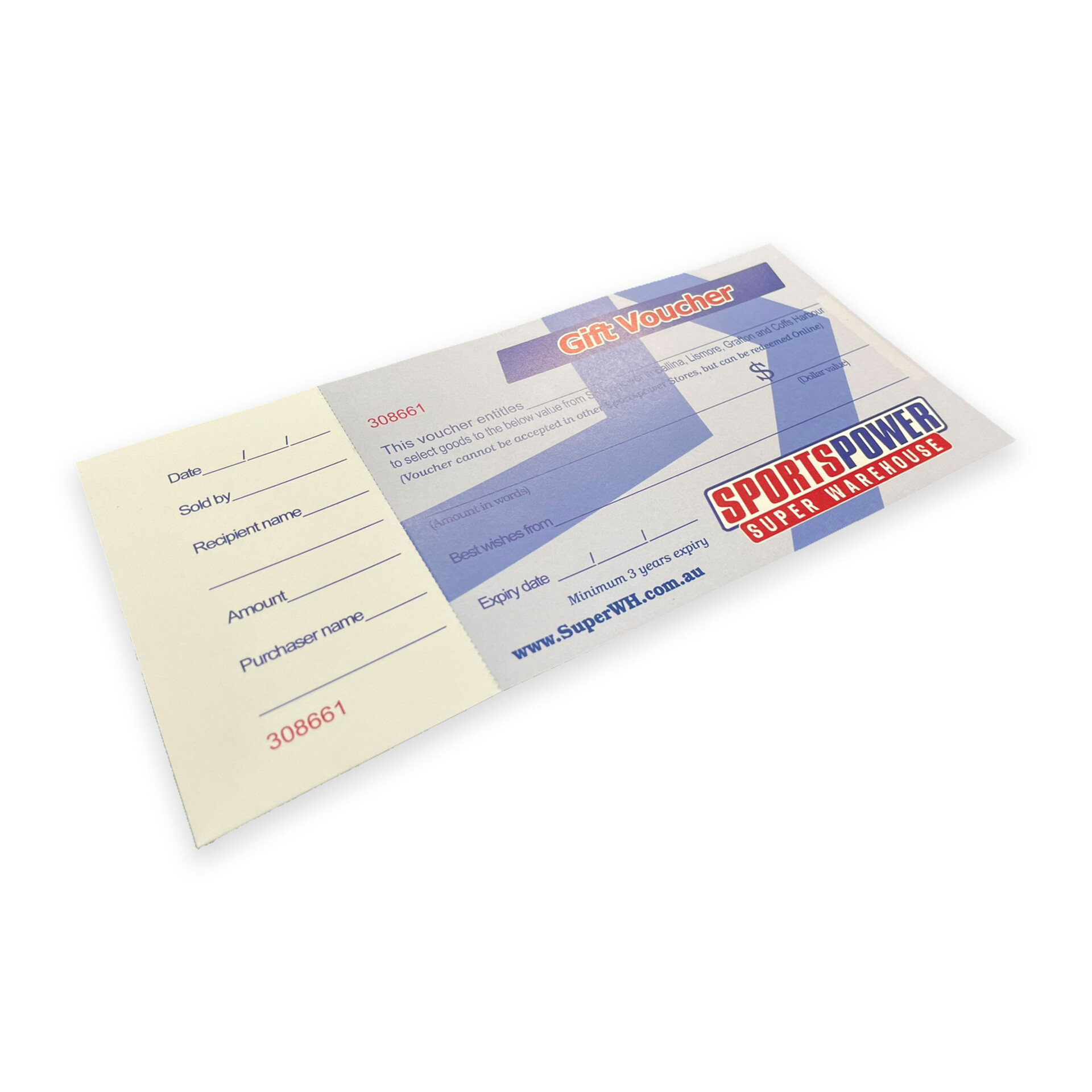 Perforated Voucher