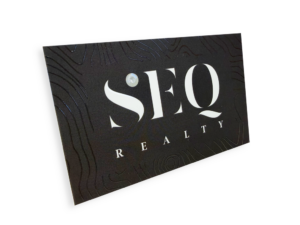 Scodix Raised Uv Business Card Seq Realty