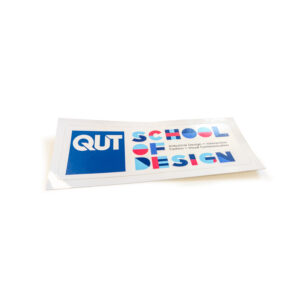 Qut Full Colour Custom Print Bumper Sticker By Rogue Print And Mail