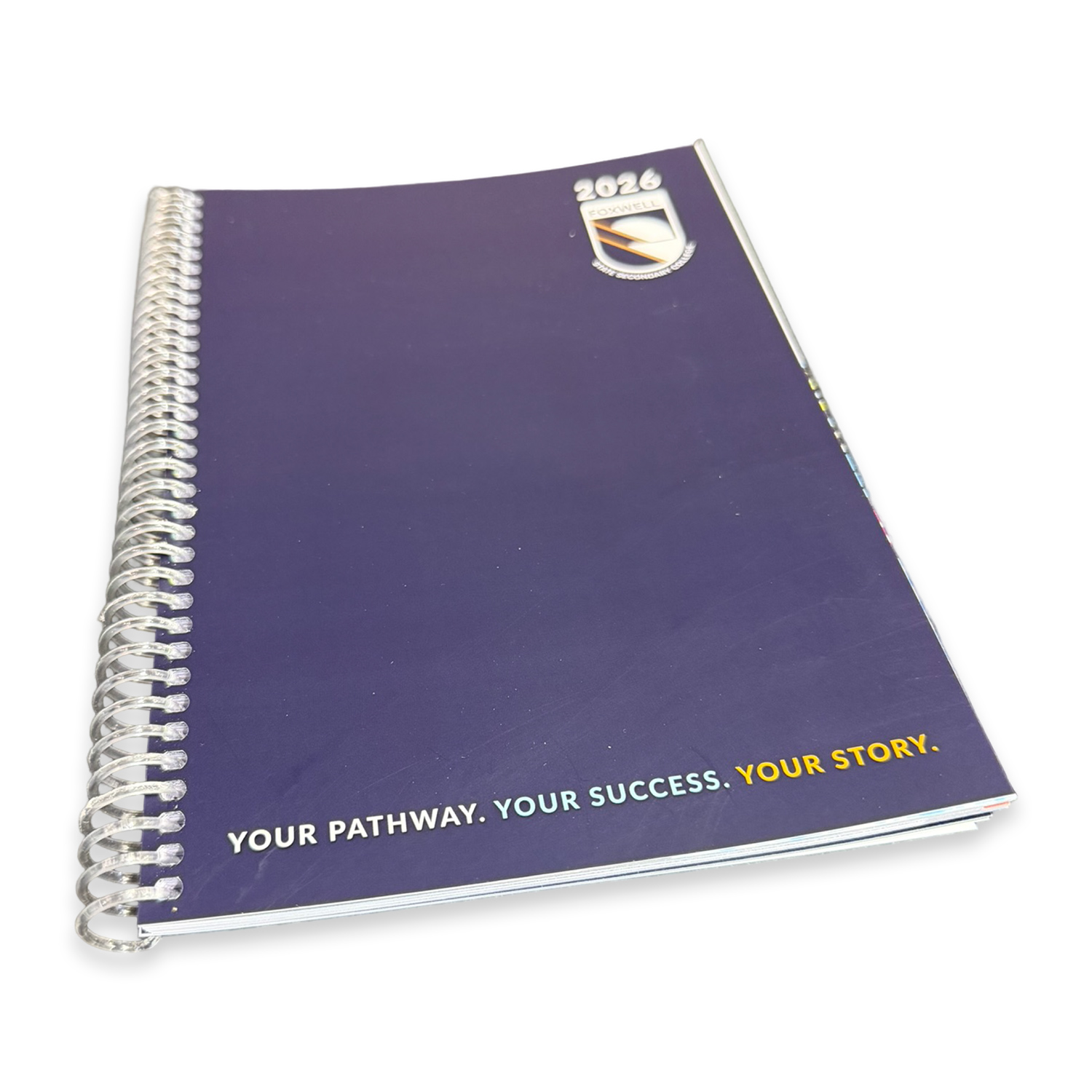 2026 Wire Bound School Note Books Plastic Cover