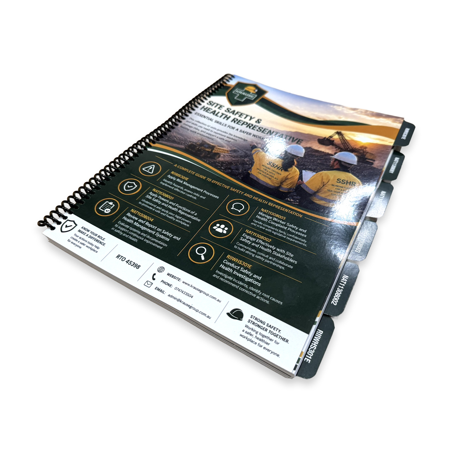 Wire Bound Book With 6 To View Tabs 2