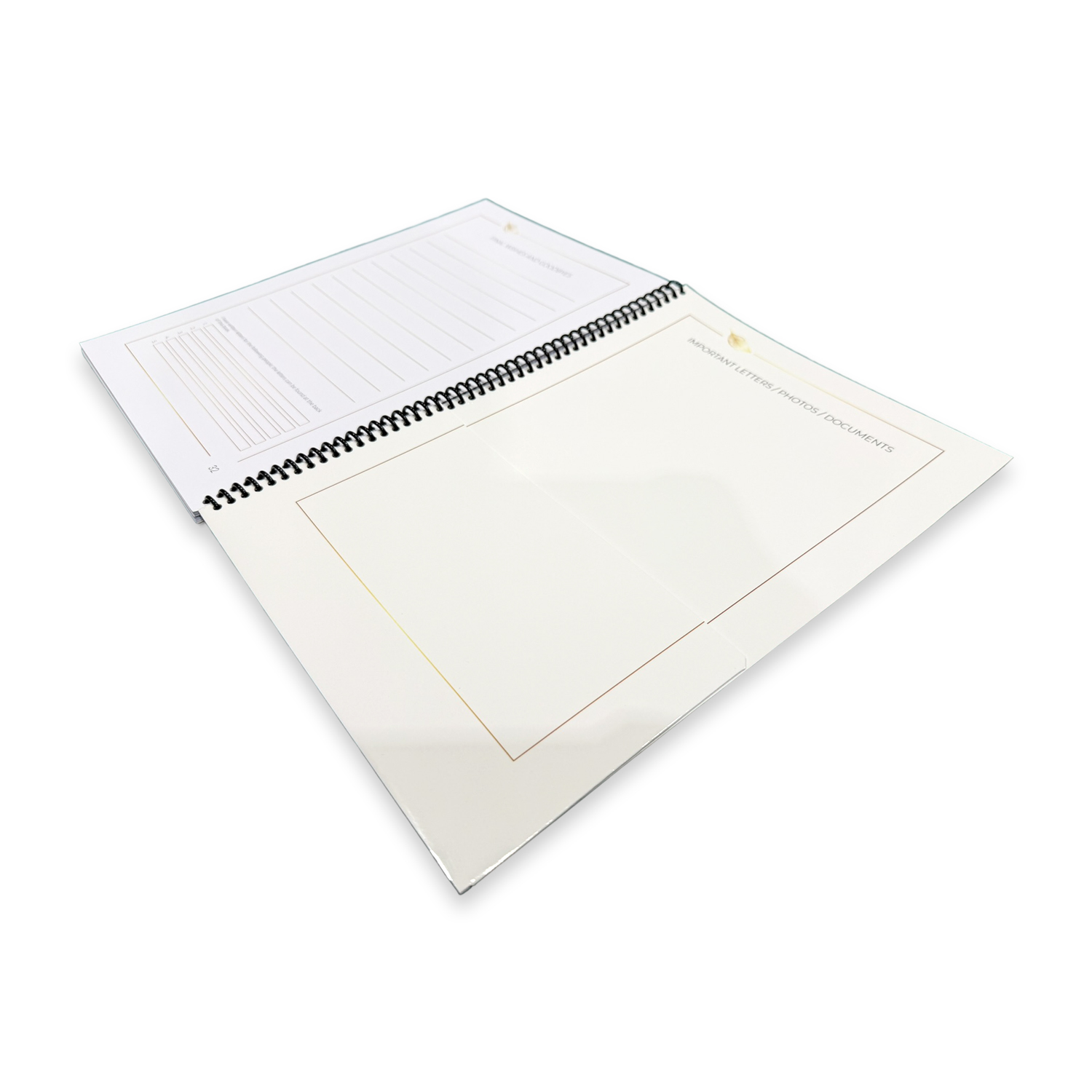 Wire Bound Book With Pocket Cover 1