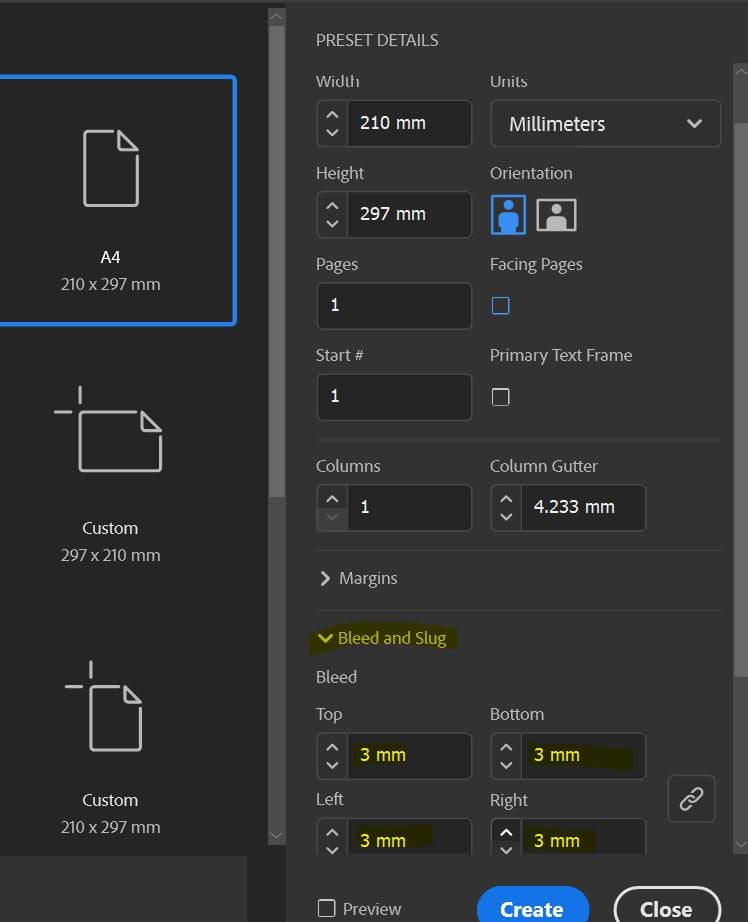 How To Add Bleed During Document Set Up In Adobe Indesign