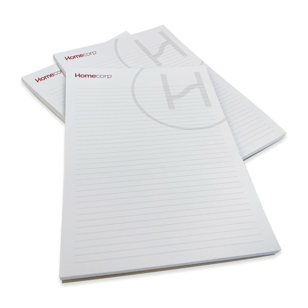 A4 Notepads Glued At Head With Straw Back