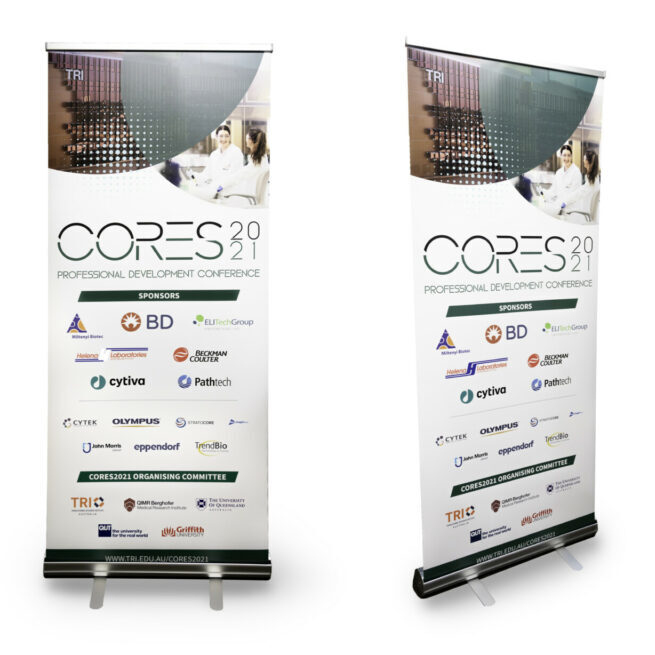 Pull Up Banner printing from front and side