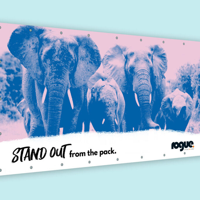Outdoor Banners printed on durable, weather resistant material all finished with hemmed edges and eyelets every 50cm!