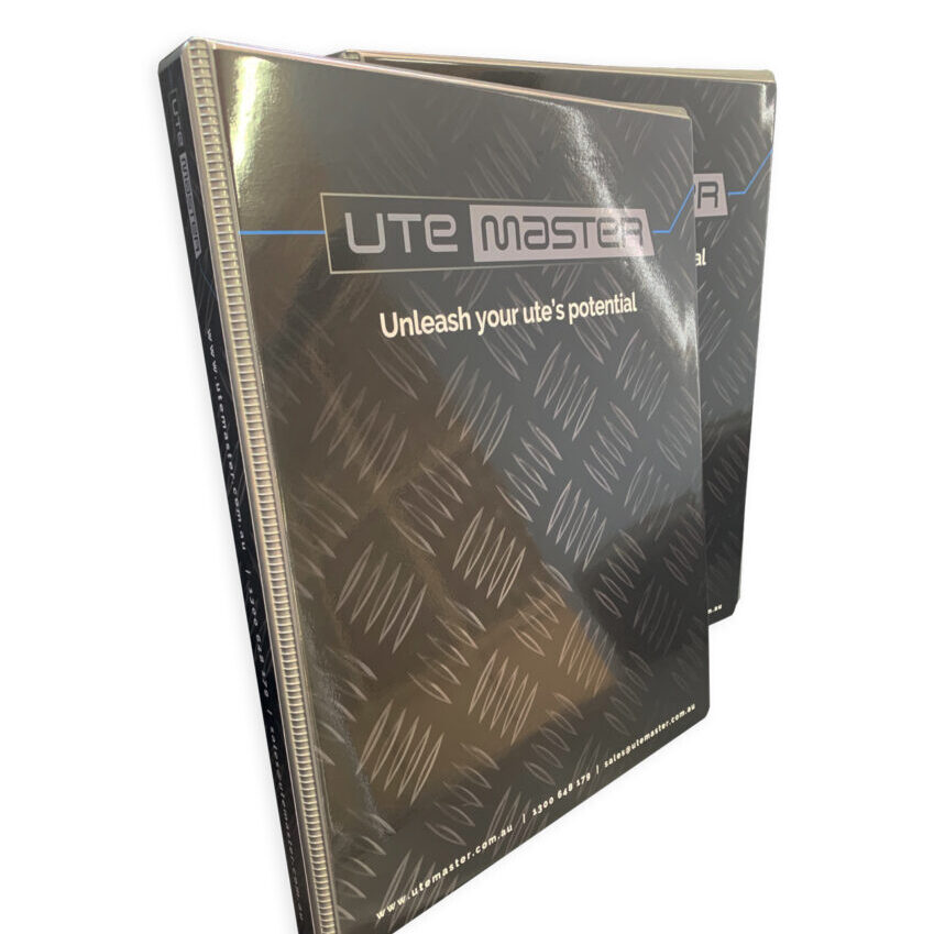 Utemaster Plastic Encapsulated Custom Ring Binder Folders