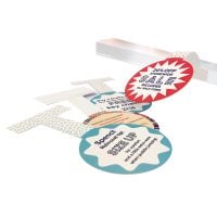 Custom Cut Full Colour Shelf Talker Wobbler
