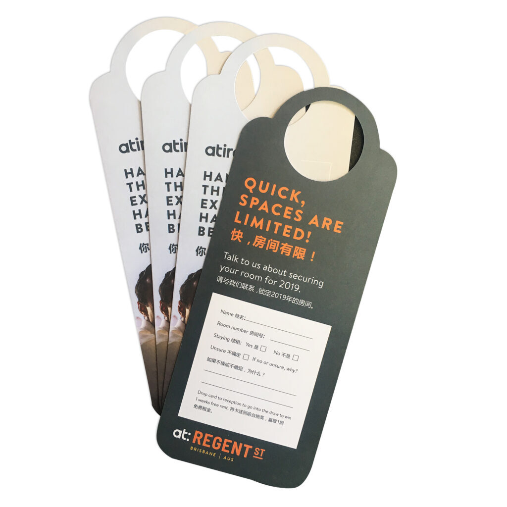 Door Hanger Printed By Rogue Print And Mail