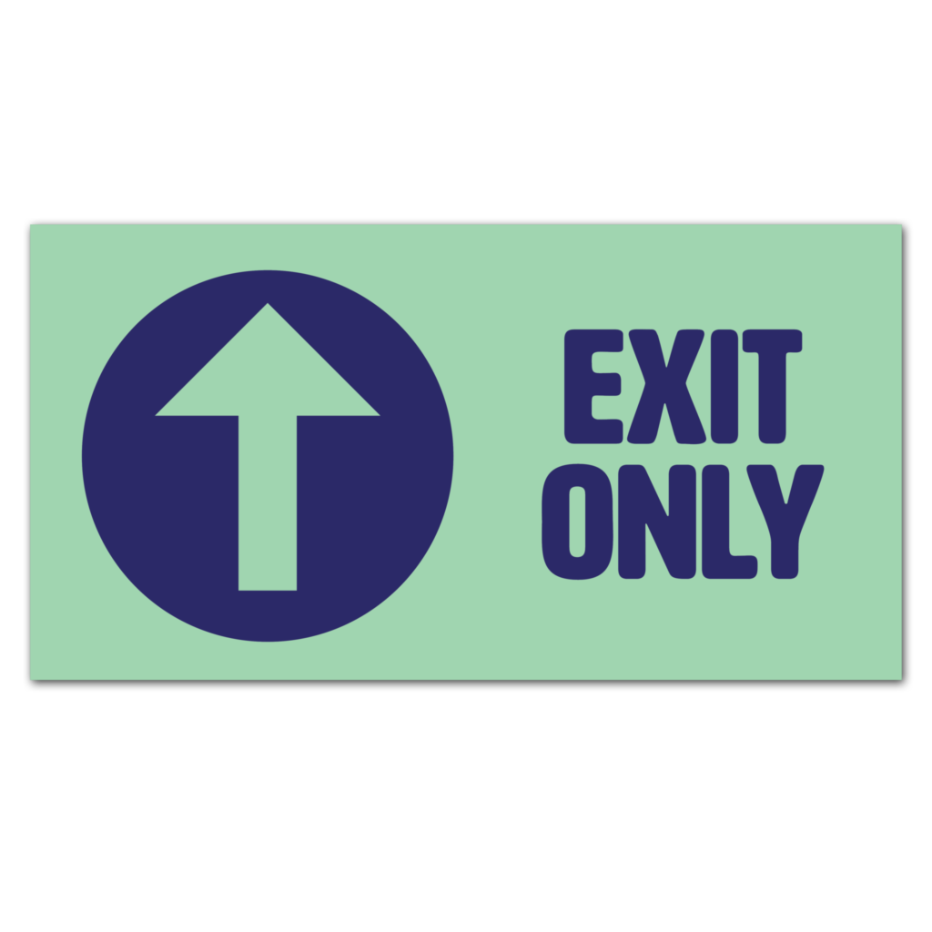 In/Out Only Arrows - set of 2 - Rogue Print and Mail
